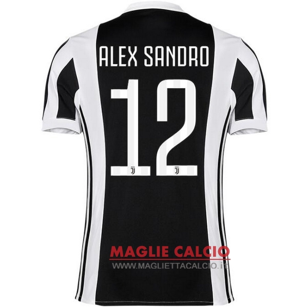 nuova maglietta juventus 2017-2018 alex sangro 12 prima